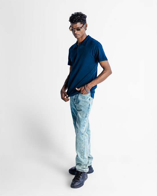 Blue Voguetella Signature Polo Unisex