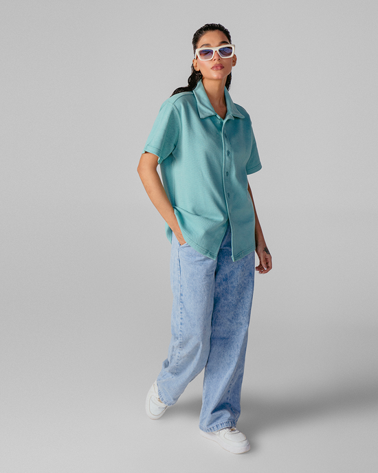 Glacier Voguetella Interlock Polo Shirt Women