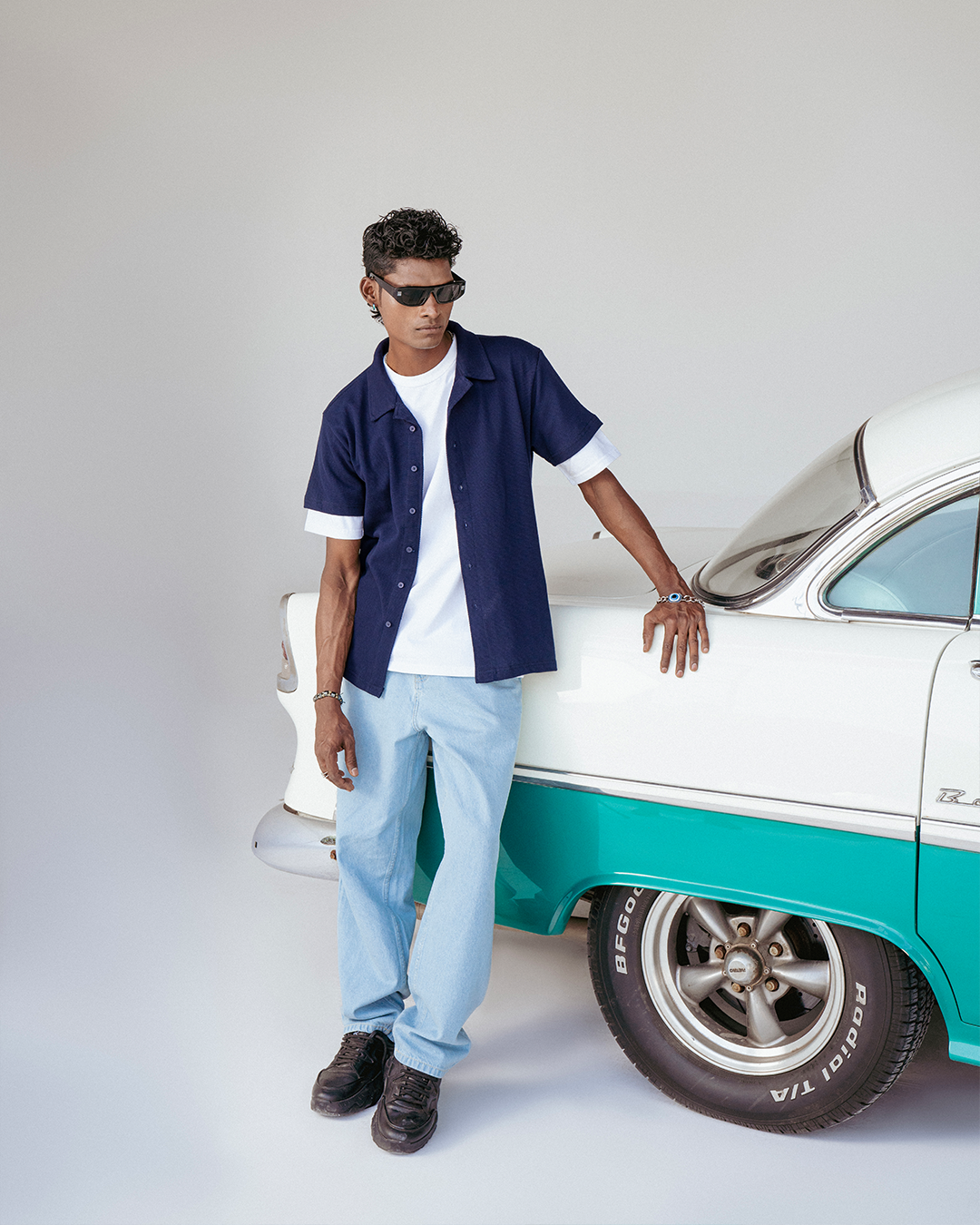 Blue Vogue Interlock Polo Shirt Unisex