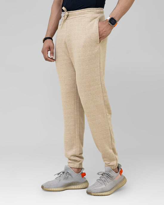 Voguetella Beige Unisex Trouser - Comfortable Fleece Trousers