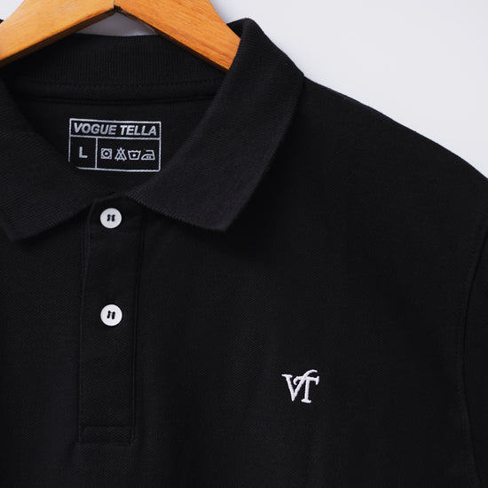 Voguetella VT Polo Shirt Black Unisex