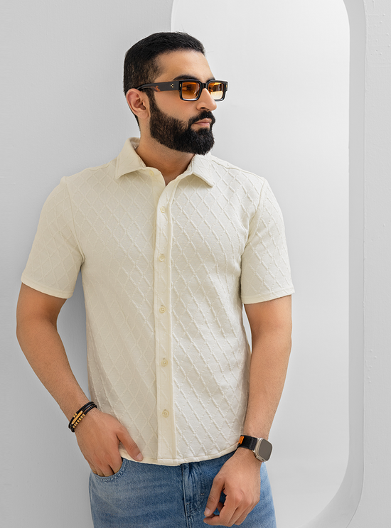 Men Knit Golf Casual Polo