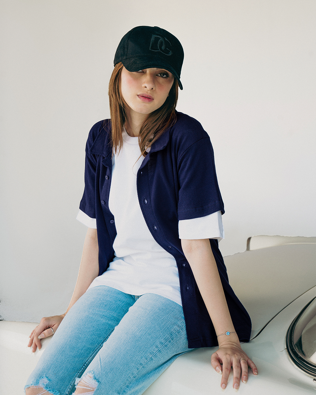 Blue Vogue Interlock Unisex Polo Shirt