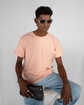 Peach Puff Regular Fit Acid Wash Tee Unisex