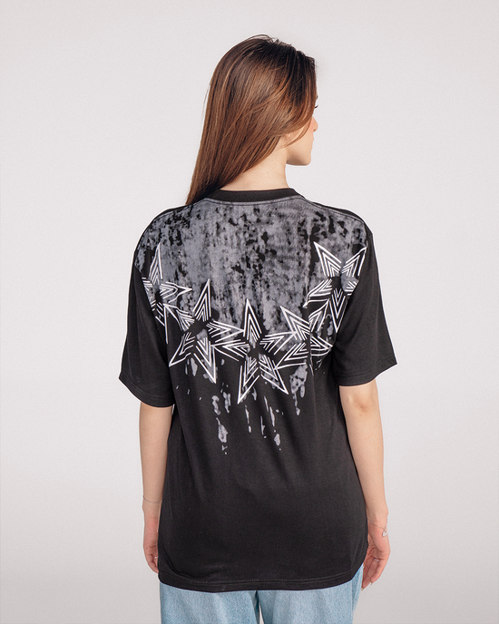 Lunar Fade Graphic Oversized T-Shirt Unisex