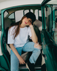 Afsana White Oversized Embossed Unisex T-Shirt