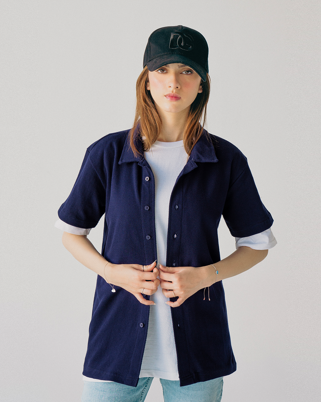 Blue Vogue Interlock Unisex Polo Shirt