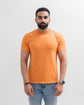 Brownish Orange Regular Fit Acid Wash Tee Unisex