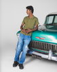 Olive Green Vogue Interlock Polo Shirt - Unisex