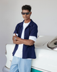 Blue Vogue Interlock Polo Shirt Unisex