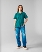Deep Aqua Vogue Interlock Polo Shirt Unisex