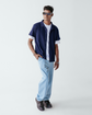Blue Vogue Interlock Polo Shirt Unisex