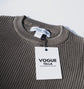 VOGUE CREWNECK PULLOVER SWEATER LONG SLEEVE OLIVE