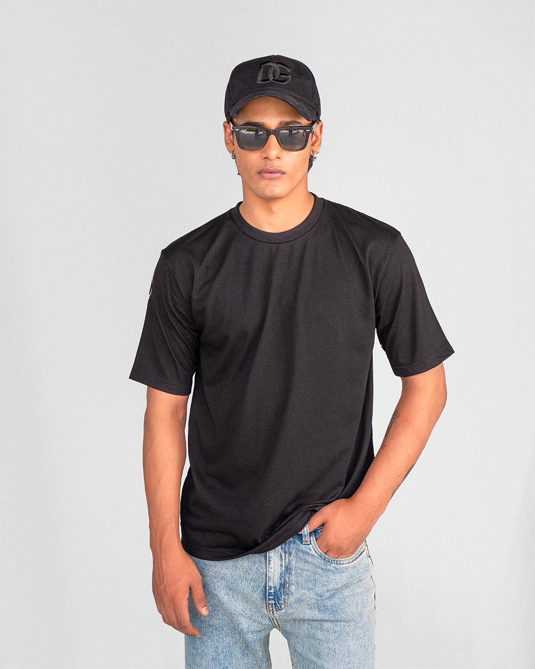 Neon Pulse Graphic Oversized Unisex T-Shirt