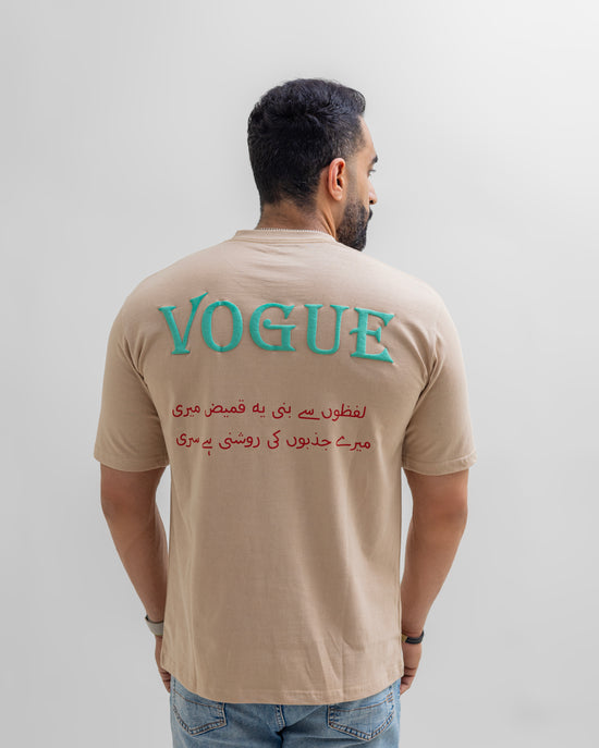 Afsana Rodeo Dust Oversized Embossed T-Shirt