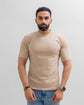 Afsana Vanilla Oversized Embossed Unisex T-Shirt