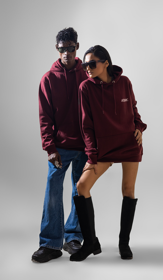 Vogue Signature Hoodie for Men Women / Couples Cool Graphic Hooded Pullover - Unisex