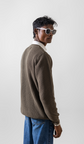 VOGUE CREWNECK PULLOVER SWEATER LONG SLEEVE OLIVE