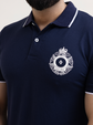 Men Regular Fit Polo Shirt - Navy Blue