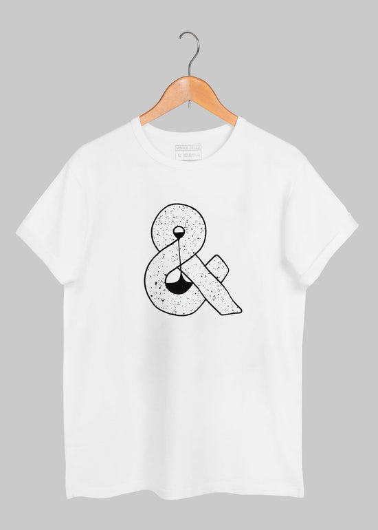 Vogue & Printed White T-Shirt - Unisex
