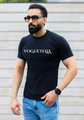 Voguetella Printed Black T-Shirt - Unisex