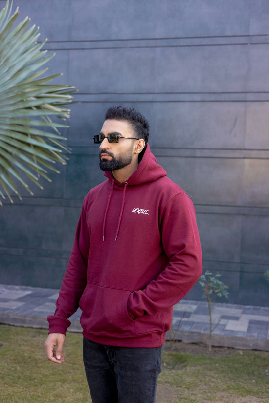 Signature Maroon Pullover Hoodie