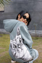 Vogue Catwalk Hoodie for Men Women / Couples Cool Animal Graphic Hooded Pullover