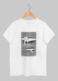 Cat Print T-Shirt White - Unisex