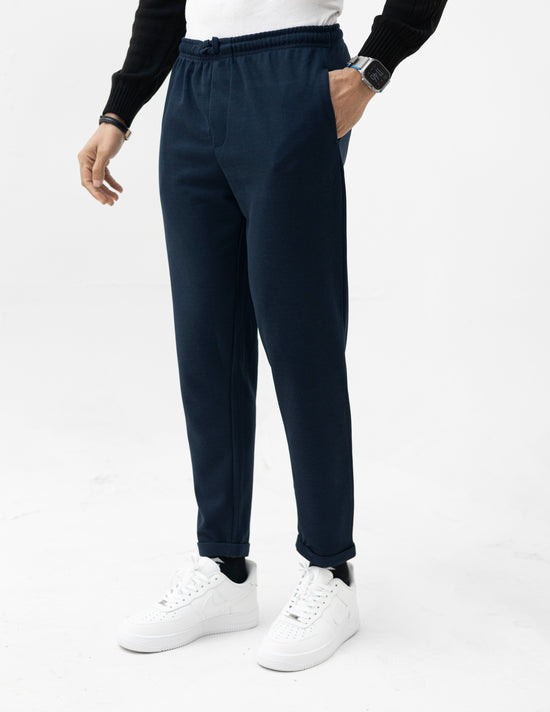 Vogue Joggers Fit Pant Navy Blue